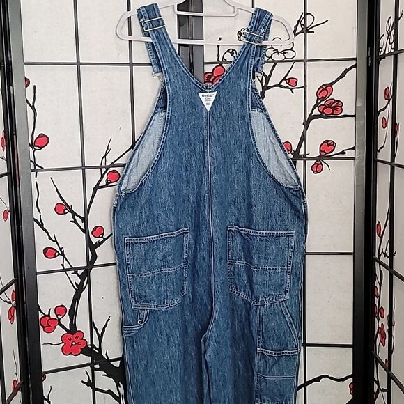 Vintage Oshkosh B'Gosh Genuine Article Bib Overalls Vestbak Denim W42L32 - Picture 6 of 9